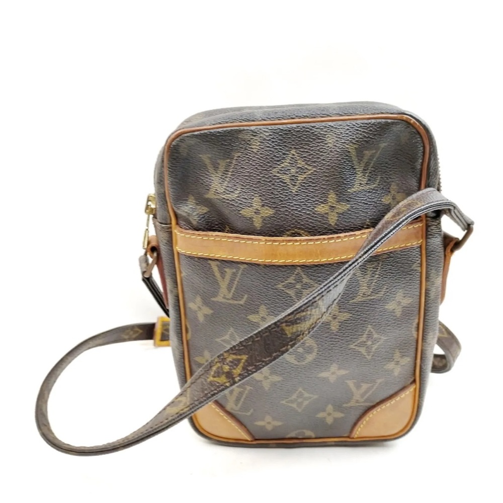 Authentic Louis Vuitton LV Shoulder Bag  Danube Brown Monogram